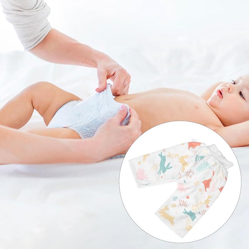 سراويل التدريب على استخدام النونية للأولاد والبنات بتصميم كرتوني للأرنب متعدد الألوان - Image 5